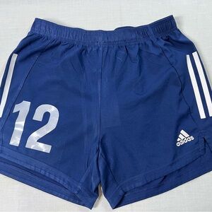 Adidas Tiro 12 Soccer Shorts Size S Color prime Blue Running Training shorts